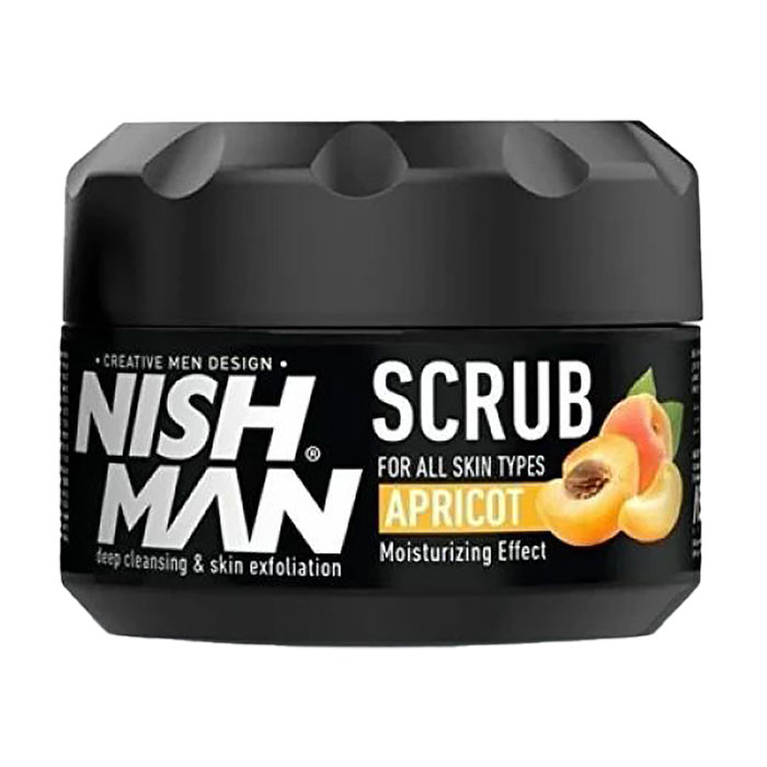 Чоловічий скраб для обличчя Nishman Apricot Face Scrub, 300 мл
